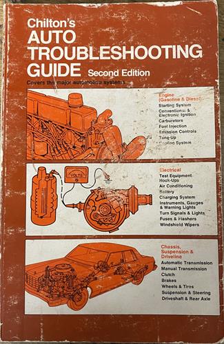 Chilton's auto troubleshooting guide Second Edition Paperback 6748